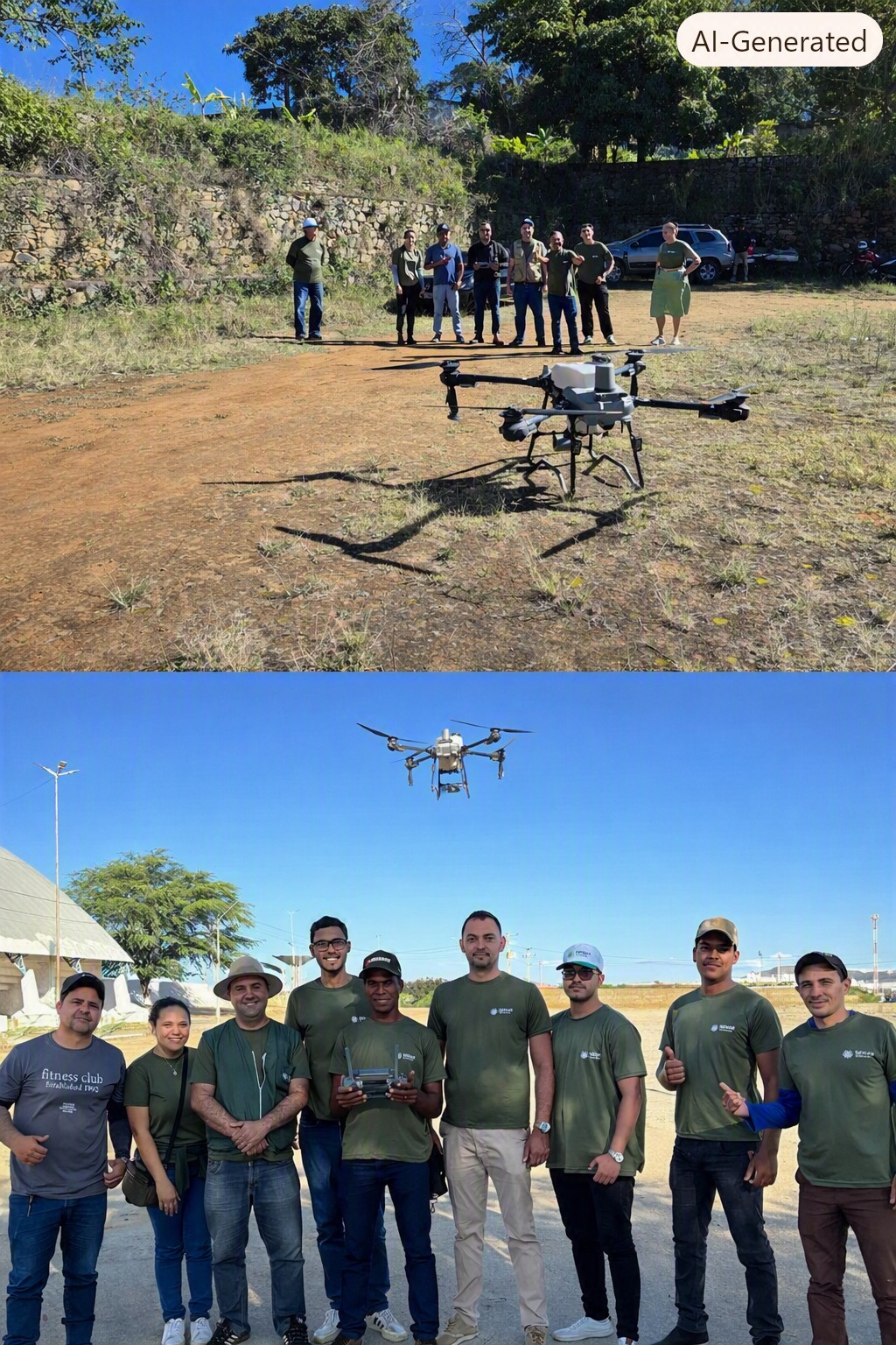 Associados da APAAT se capacitando no Curso Drone Agrícola na Pulverização, ministrado pelo SENAR.
